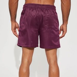 Men’s swim trunks burgundy